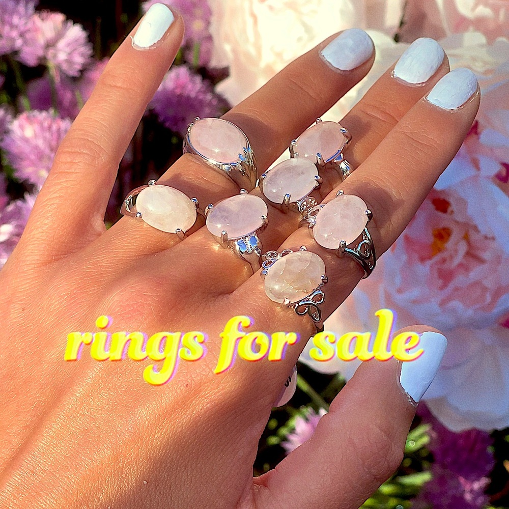 ROSE QUART RINGS